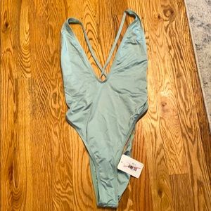 NWT High leg One piece swimsuit